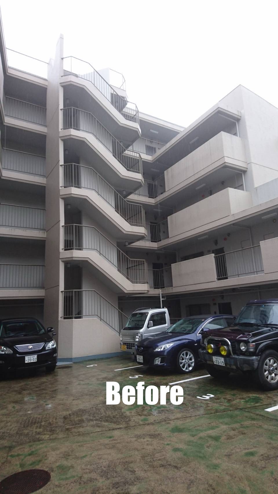 【外壁塗装 (マンション共用部塗装)】